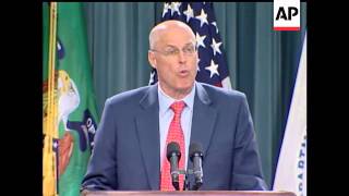 Treasury Secretary Henry Paulson announced a new effort to help homeowners avoid being trapped in a