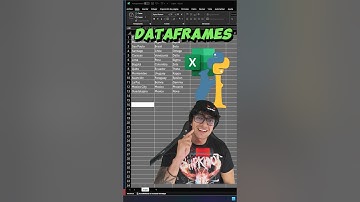 Dataframes en Excel. #python #programacion #excel