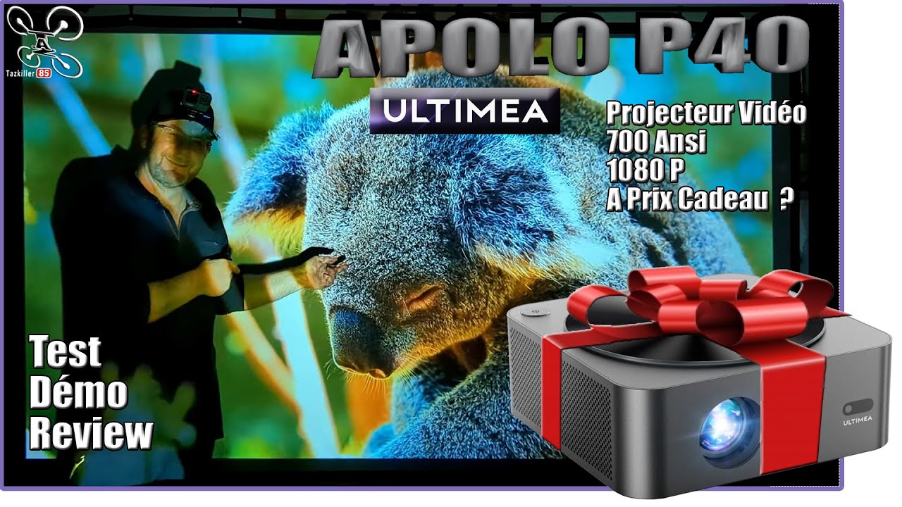 Ultimea APOLLO P40 Projecteur Vidéo - Review Test Démo - Bonne chance ! 