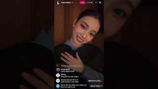 Aespa Karina Live On Instagram 18012026