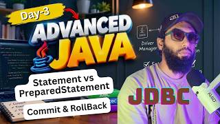 Advanced Java Full Course in Hindi | Module: JDBC | Statement vs PreparedStatement | CRUD | Day-3 Update