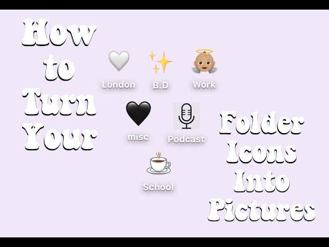 Hoe uw Folder Icons Into emojis