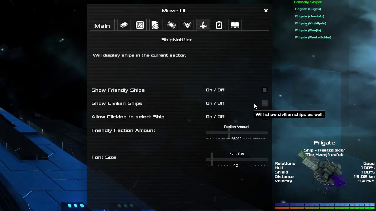 Avorion - Ship Notifier Mod - MoveUI Plugin - YouTube