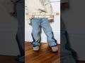 DIY Baggy Jeans - Transform Skinny Jeans #diyjeans #baggyjeans #denimtutorial #customjeans #newjeans