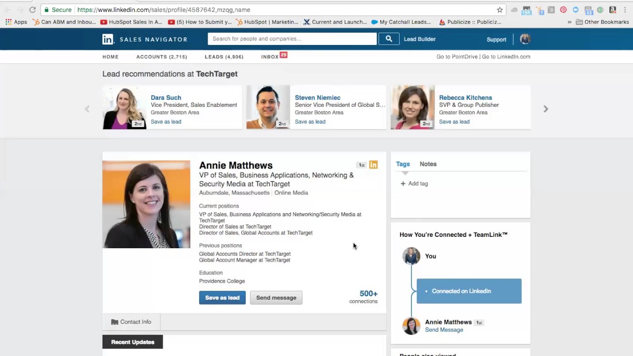 Annie Matthews, VP of Sales at TechTarget Annie Matthews, VP of Sales at TechTarget