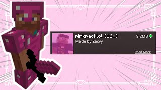 pinkpacklol [16x] Release MCPE screenshot 4