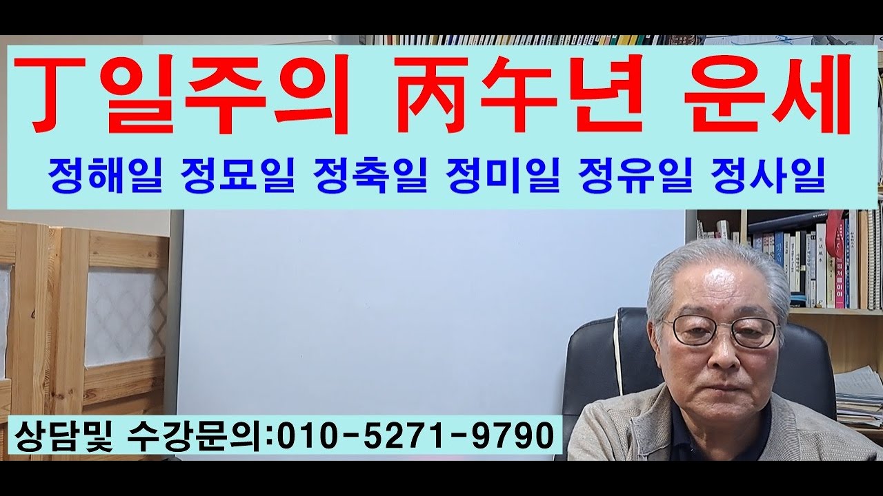 丁일주 丙午년운세