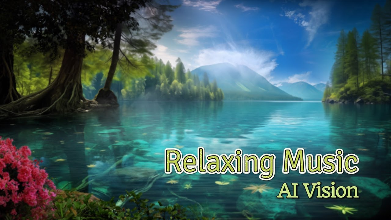 🎵4K, 1 hour peaceful relaxing & study music: AI'sC Natural Landscapes