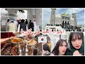 فلوق العيد في كوريا احتفلت بالعيد مع صديقتي ميسو اول مرة اروح للمسجد في ايتوان اجواء تجنن