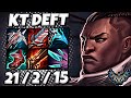 Lucian vs samira adc  kt deft  korea challenger patch 146 