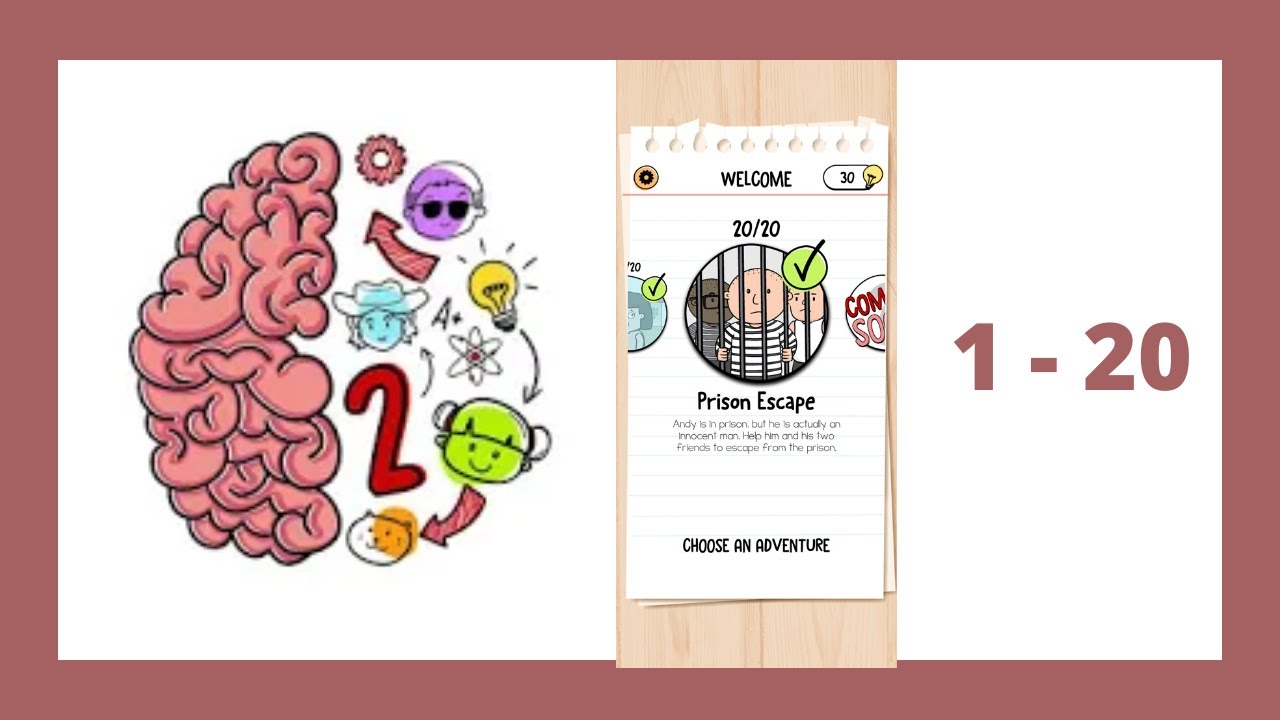 Brain Test 2 Prison Escape Answers | Brain Test 2 Answers