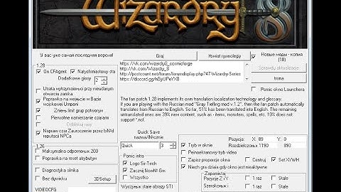 Wizardry 8 Fan Patch 1 28 build 6655 support Polish