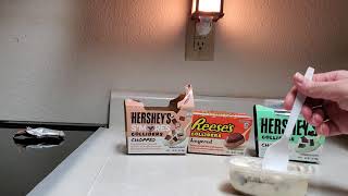 new smores and reese's colliders, and hershey mint colliders