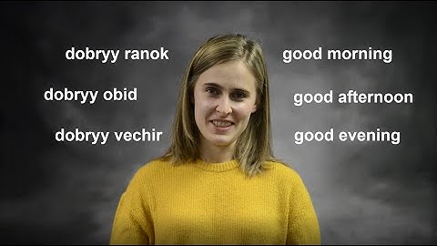 How to say hello and greet someone in Ukrainian