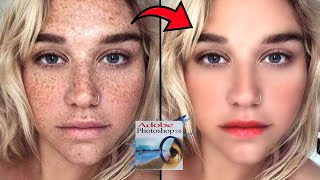 High-End Skin Softening | Face Smoothing | Adobe Photoshop  7.0 | High-End Skin Retouching | Hindi