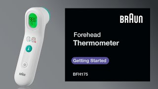Braun Forehead thermometer BFH175  Getting Started
