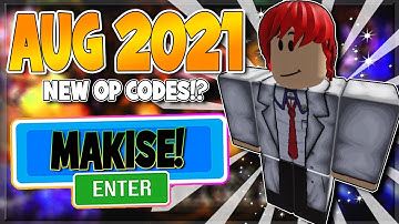 (AUGUST 2021) ALL *NEW* SECRET OP CODES!? Roblox Slayers Unleashed