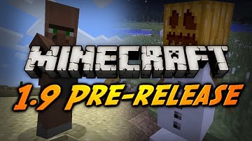 Minecraft: Beta 1.9 Pre-Release! (Village Mobs, Snow Man / Golem, Netherblocks)