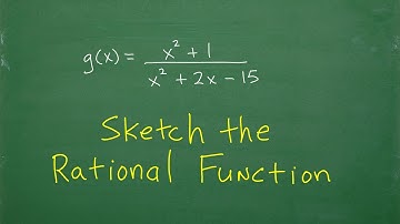Sketch the Rational Function – Vertical and Horizontal Asymptotes