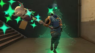 TF2: Minty Cypress unusual Second Rate Sorcery (Smissmass 2021)