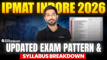 IPMAT Indore 2026 - Exam Pattern & Syllabus BREAKDOWN | Don’t Start Prep Without Watching This! 😳