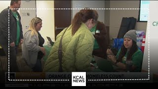 Volunteers take to the streets in Orange County's 2024 homeless count