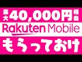 楽天モバイルのキャンペーン攻略法（確実にポイントを獲得する注意点）