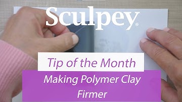 Quick Tip On Making Polymer Clay Firmer | Sculpey.com