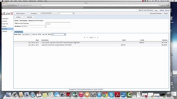 Q84. How do we search an Invoice in uLaw?
