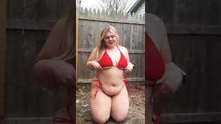 Red bikini mom #bbw #Ssbbw #mom