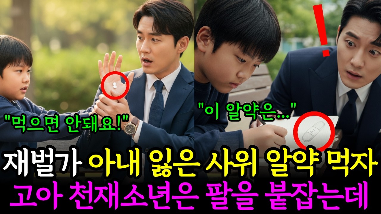 재벌가 아내 잃은 사위 알약 먹자, 고아 천재소년은 팔을 붙잡는데