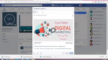 Facebook Tutorial - How to promote video on Facebook Tutorial 2017 - Rakesh Tech Solutions