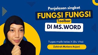 ‼️FUNGSI FUNGSI TOOLBAR DALAM MICROSOFT WORD LENGKAP ‼️