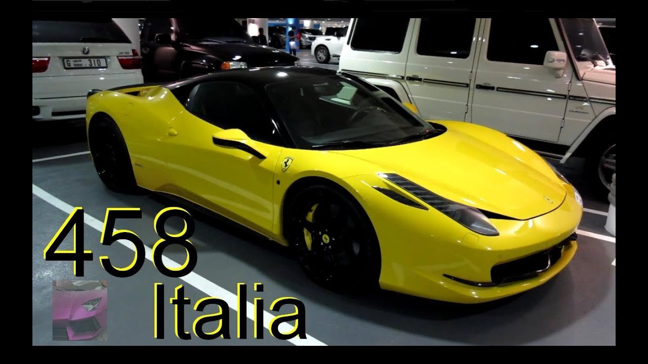 Ferrari 458 Italia - ADV5.0TS rims - black & yellow - incl. acceleration