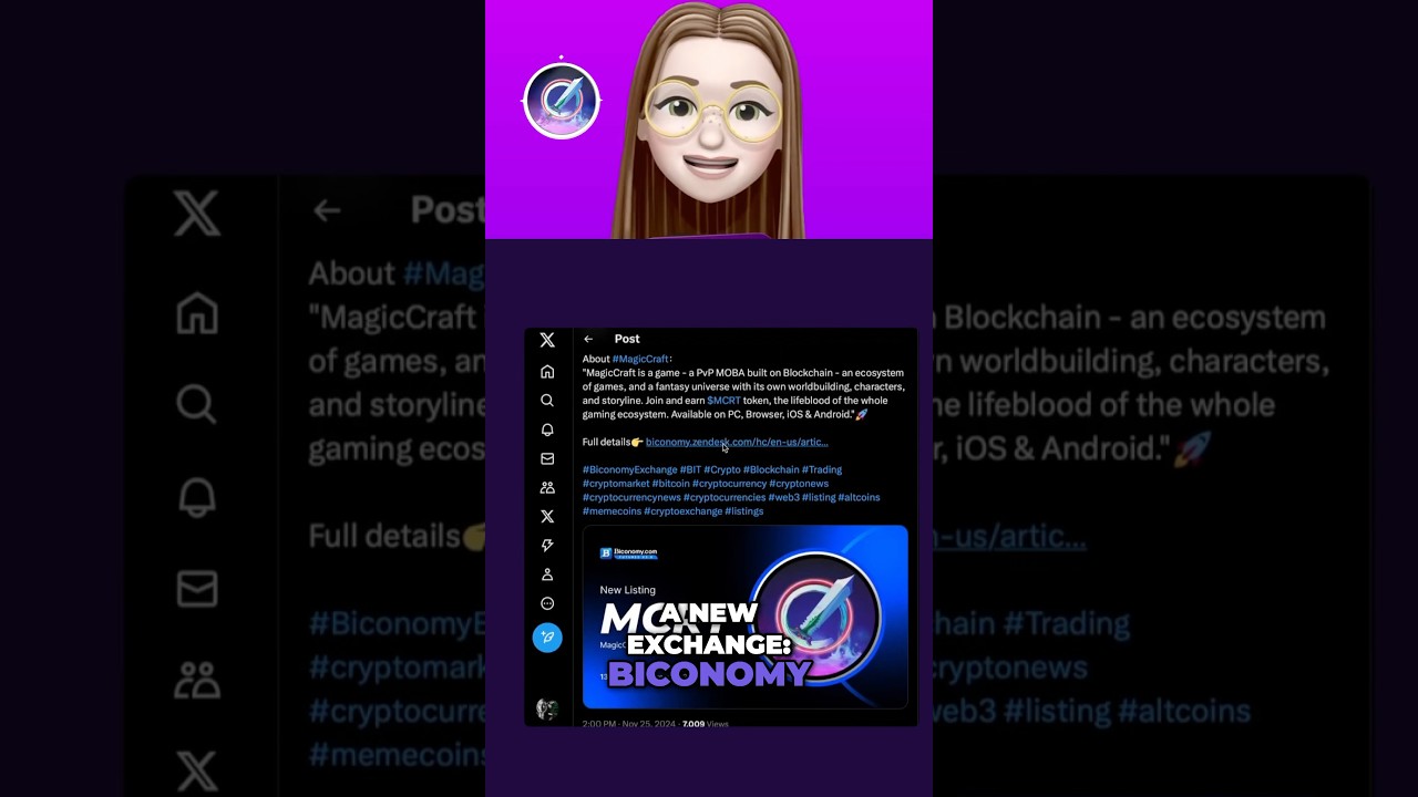 🪙 MagicCraft's $MCRT Launch: A Game-Changer Announcement!