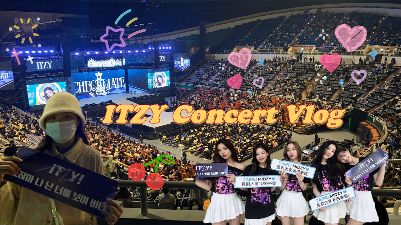 【Concert Vlog🎞】|| Itzy來台灣開演唱會啦🍒🤍 || lvy’s Channel