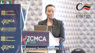 CEC's Head of Corporate Communications & Investor Relations, Ms. Verona Mwila, at the ZCMCA 2025