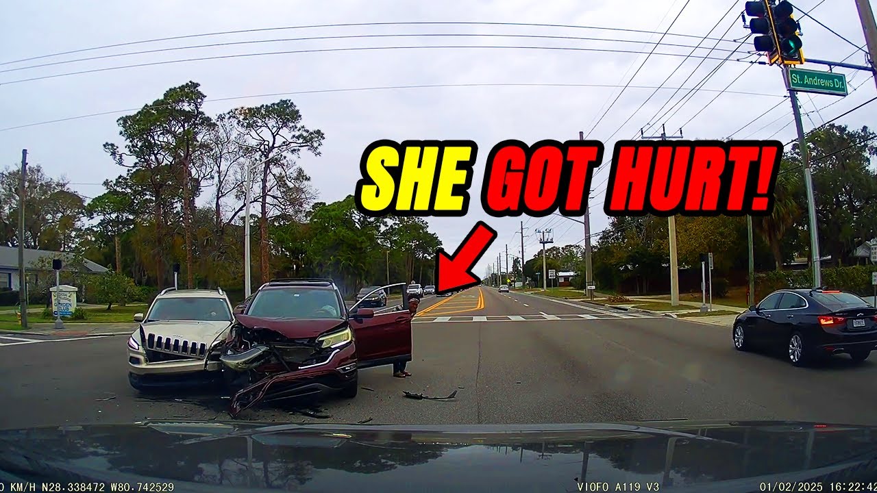 Idiot Driver Gets Karma - YouTube