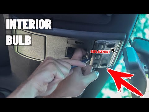 Замена ламп в плафоне BMW X5 E53 E39 как снять фонарь подсветки салона