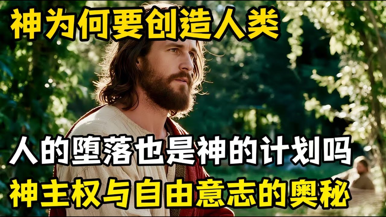 为何神要创造人类，人的堕落和犯罪也在神的计划之中吗，揭开神主权与自由意志的奥秘