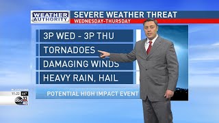 ABC 33/40 Weather Authority:  Charles Daniel's midday update on severe weather threat