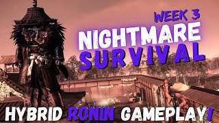 Nightmare Survival - HYBRID RONIN GAMEPLAY! (Big Damage/Heals) | Ghost of Tsushima Legends (PS5) screenshot 5