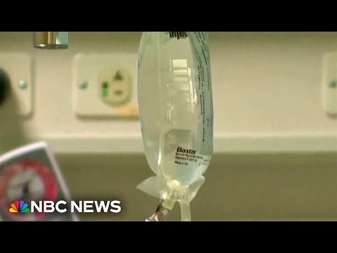 Hurricanes close down key facilities that make critical IV fluids