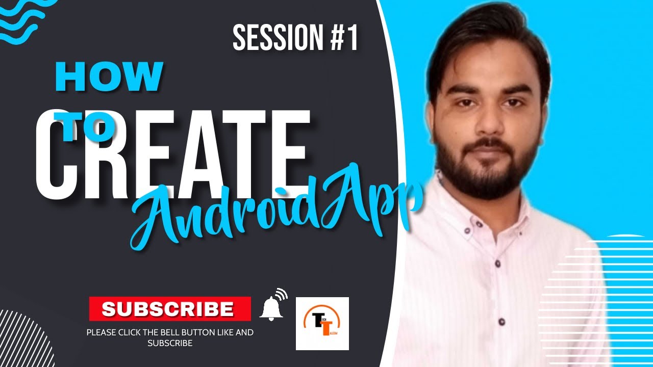 How to create an Android App | Android Session One in Sindhi | tech ...