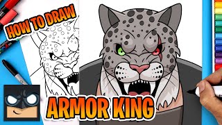 how to draw armor king tekken