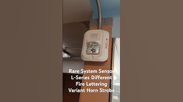 Rare System Sensor L-Series Different Fire Lettering Variant Horn Strobe #firealarm