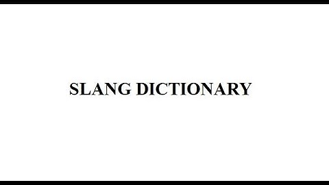 Slang Dictionary Project | JAVA | HCMUS 2020-2021