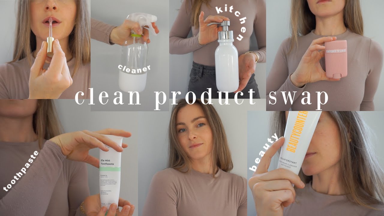 NON-TOXIC + CLEAN PRODUCT SWAPS | toothpaste, deodorant, cleaners ...