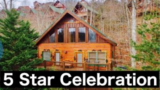 Right off Light 10 in the City Limits of Pigeon Forge 5 Star Celebration Luxury 1 Bedroom Cabin APG