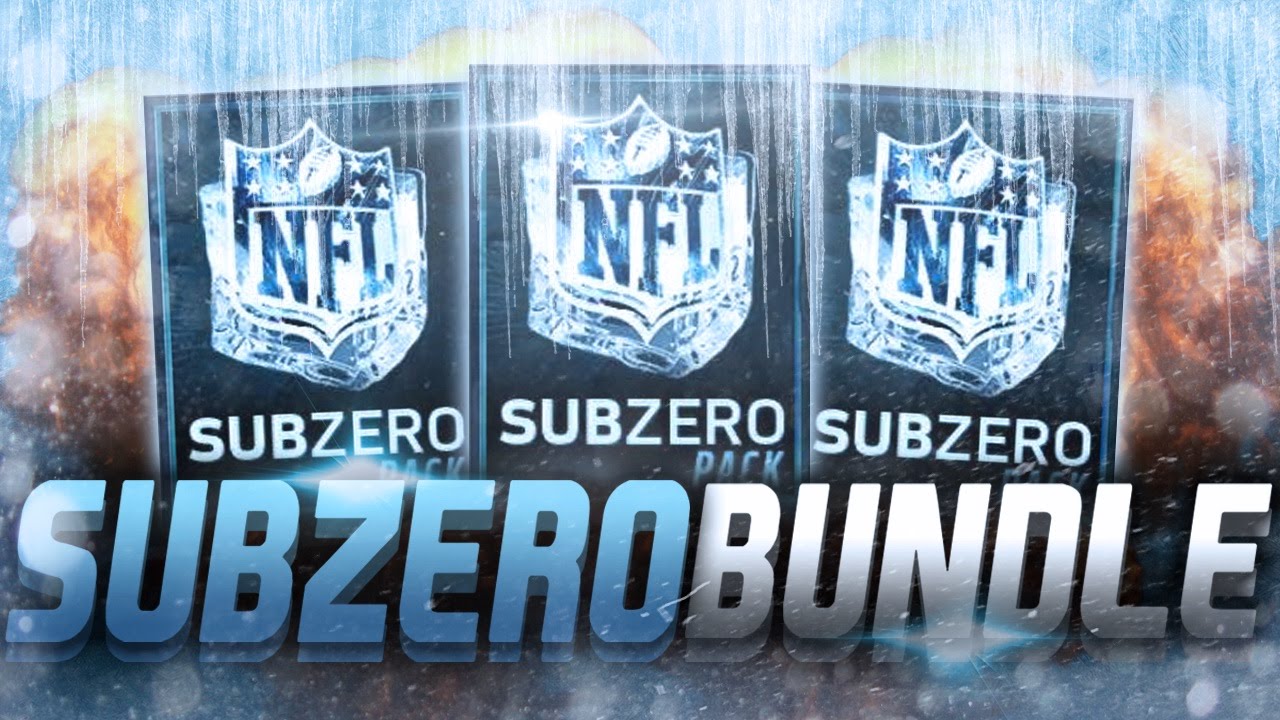BEST BUNDLE EVER! SUBZERO BUNDLE OPENING! - Madden Mobile 16